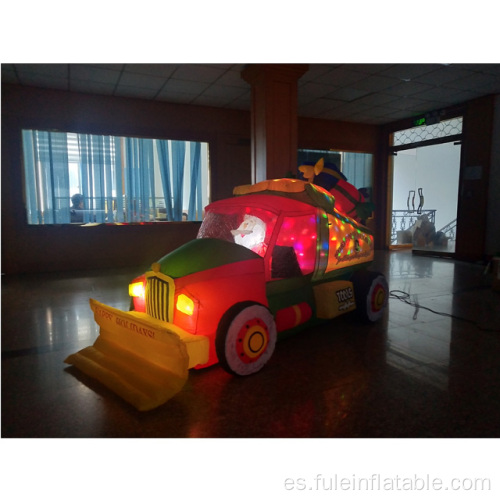 Proyecto Remolino de iluminación inflable Santa Truck